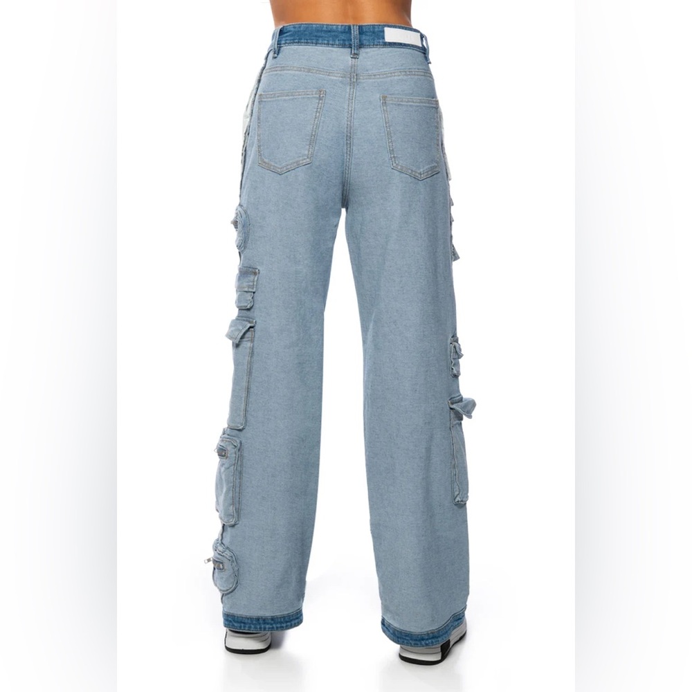 AKIRA About My Coin Multi-Pocket Cargo Jeans - Picture 5 of 7